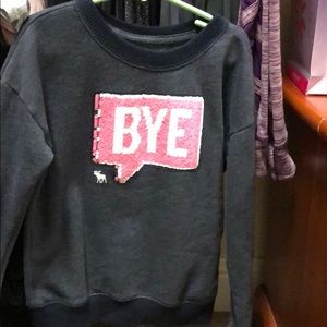 Abercrombie Hologram Bling sweatshirt